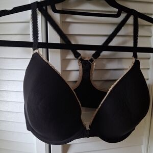 B TEMPTED Chic Black and Cream Lace Women's Bra